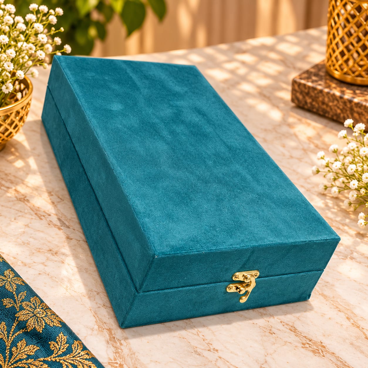 Cooklery UV Print Royal Peacock Pure Copper Bottle & Tumblers Set (3-Piece Gift Box) – 950ml Bottle & 2x 280ml Glasses - Image 7